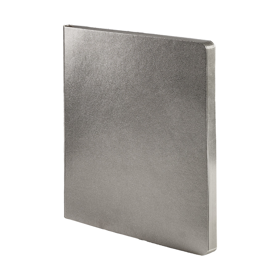 Набор подарочный SILVER: бизнес-блокнот, ручка и power bank в коробке с ложементом