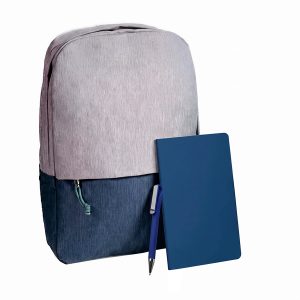 Подарочный набор READYPACK: рюкзак,  ручка, блокнот, синий