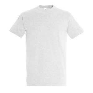 Футболка мужская IMPERIAL, светло-серый меланж, 4XL, 100% хлопок 190г/м2