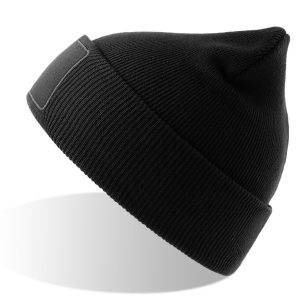 Шапка вязаная  двойная Wind-S с патчем