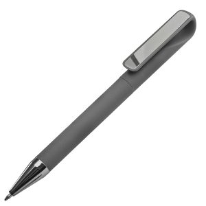 Ручка шариковая GLOSSY GUN с покрытием soft touch