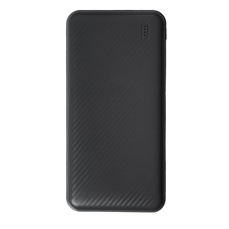 Универсальный аккумулятор Rib 20 (20000 мАч), черный, 14,1х6.9х2,8 см