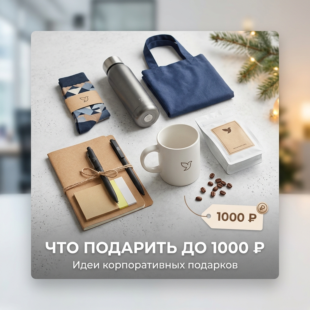Что подарить сотрудникам до 1000 рублей: идеи корпоративных подарков