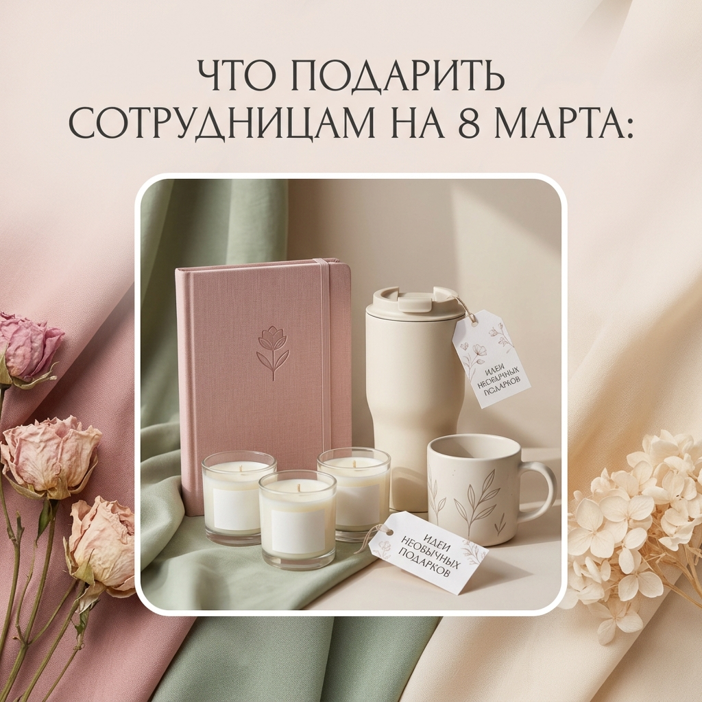 Что подарить сотрудницам и коллегам на 8 Марта: идеи необычных подарков