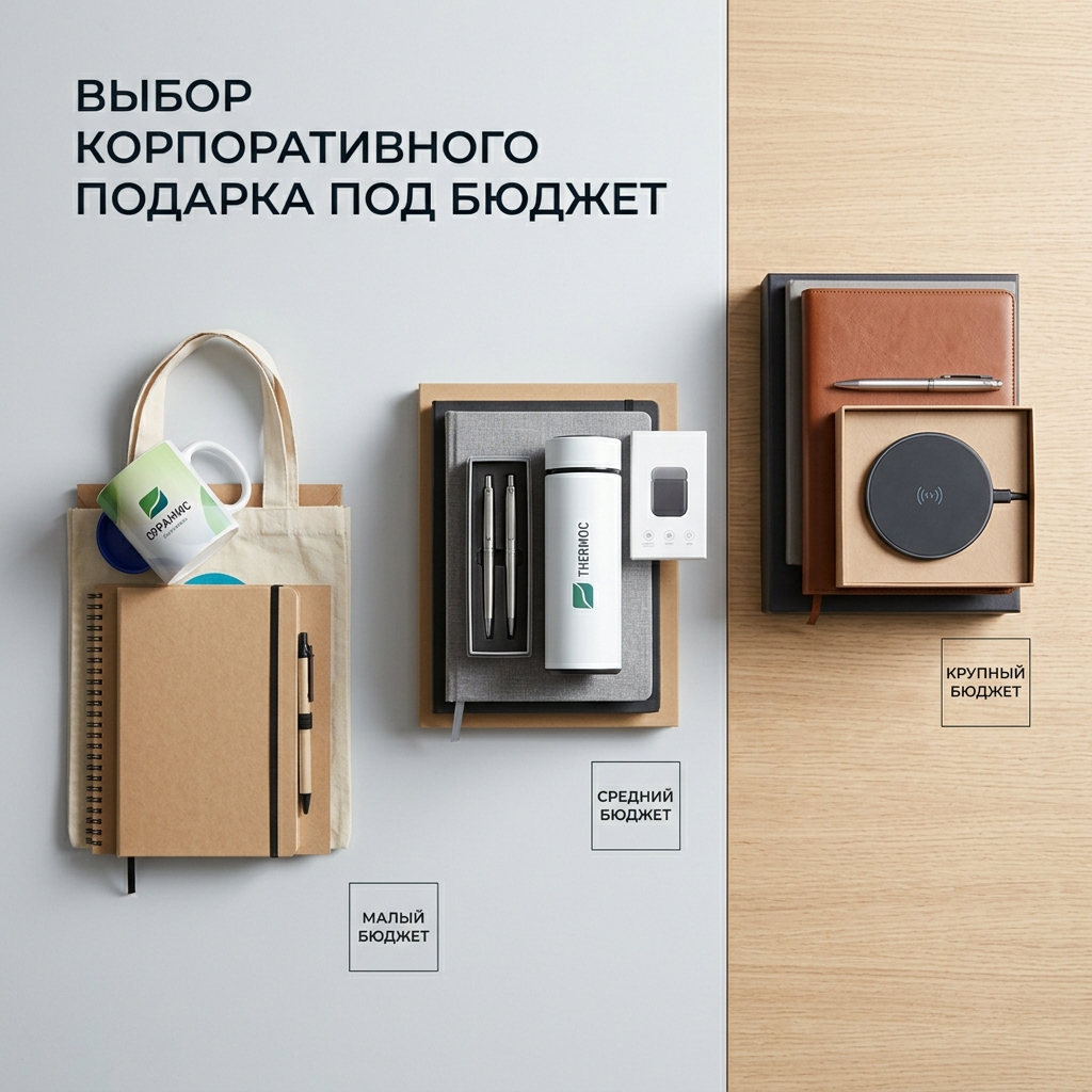 Как выбрать корпоративный подарок под бюджет