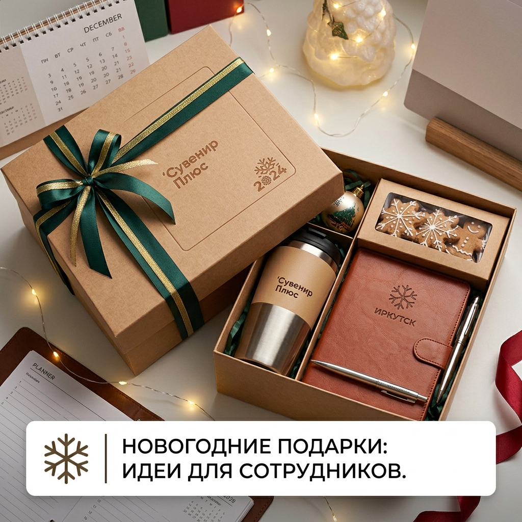Что подарить сотрудникам на Новый год: идеи корпоративных подарков