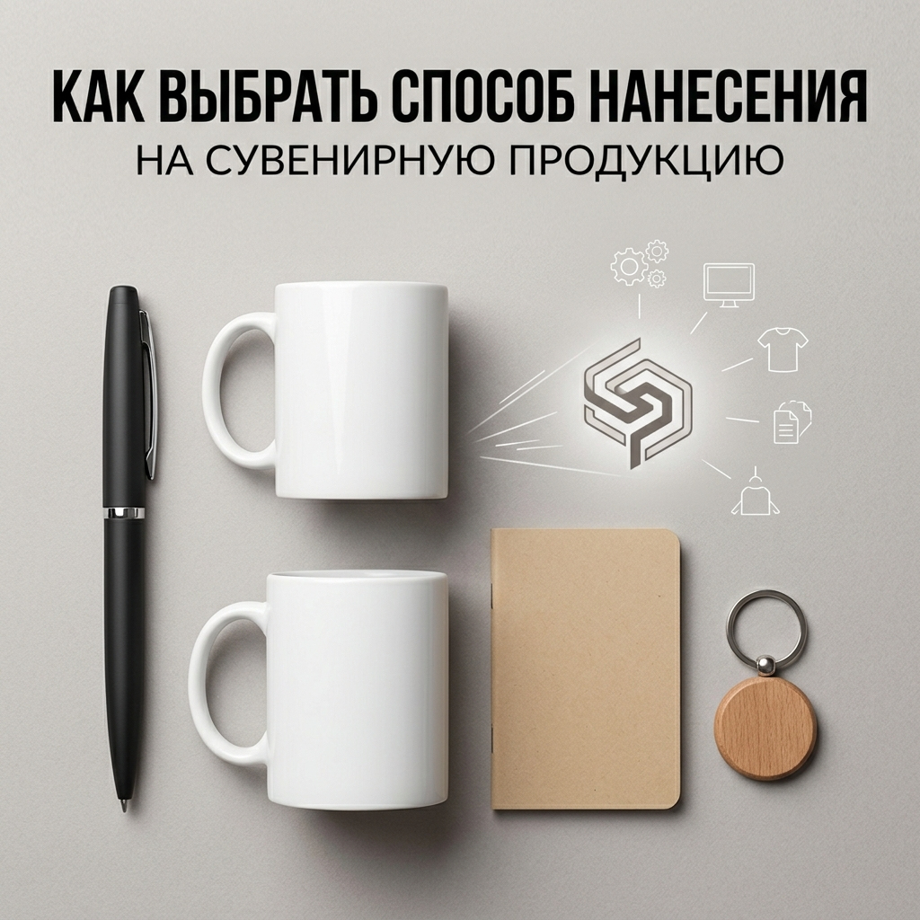 Как выбрать способ нанесения логотипа на сувенирную продукцию