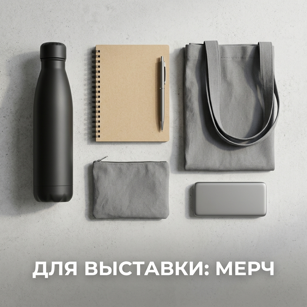 Что заказать для выставки: сувениры и мерч для стенда